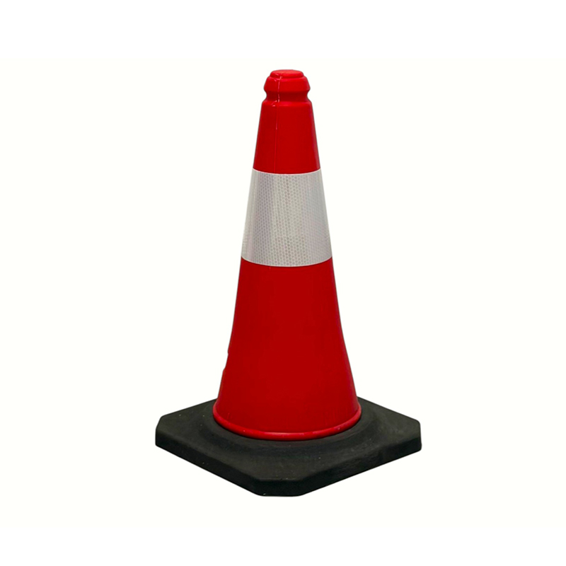 50/75/100cm Cón Sábháilteachta Tráchta Machnamhach Corpoideachais Ard-Infheictheachta le haghaidh Bainistíocht Bóthair