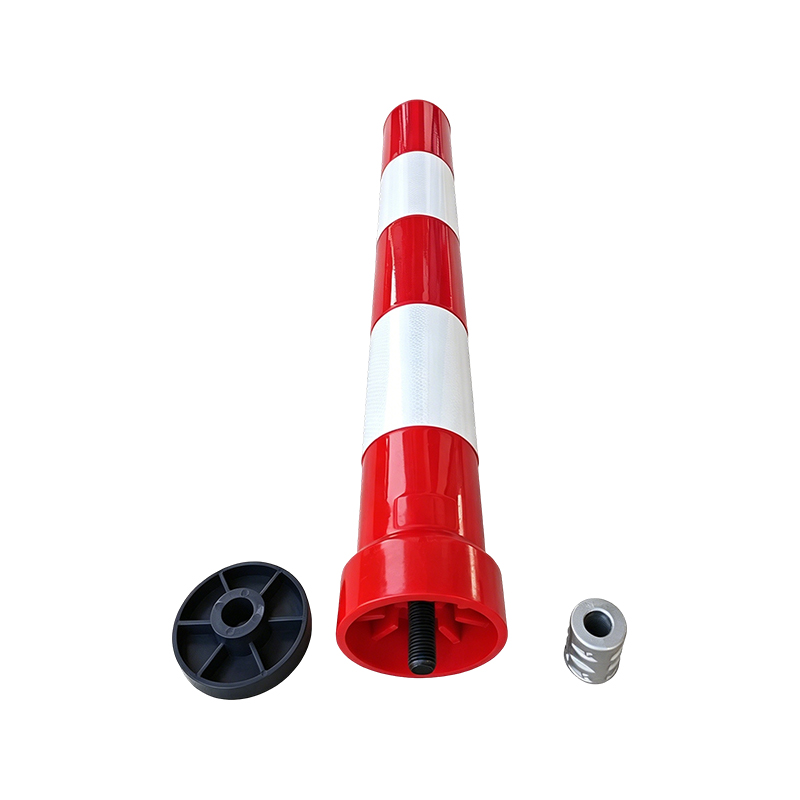 Bollards Rabhaidh Tráchta TPU Inbhainte Trom-Dleachta le Bonn Mear-Scaoilte Snáithithe