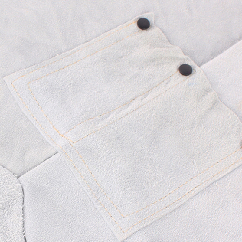 Apron Oibre Cowhide Táite Trom-Dleachta