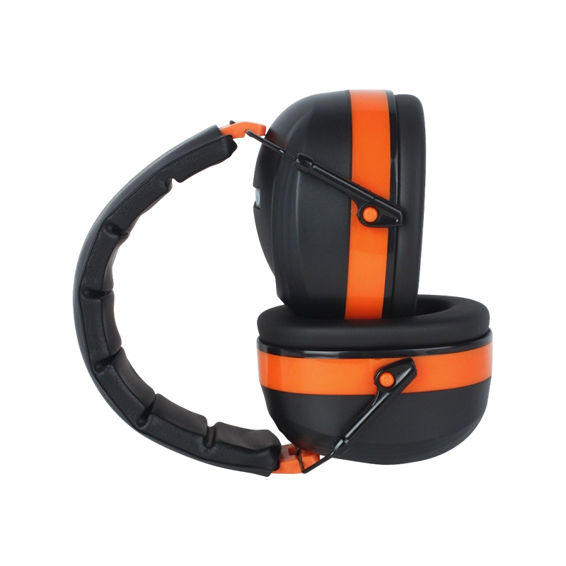 Earmuffs Tionscail Fillte Teileascópacha Dlúth
