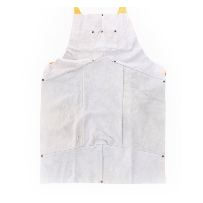Apron Oibre Cowhide Táite Trom-Dleachta