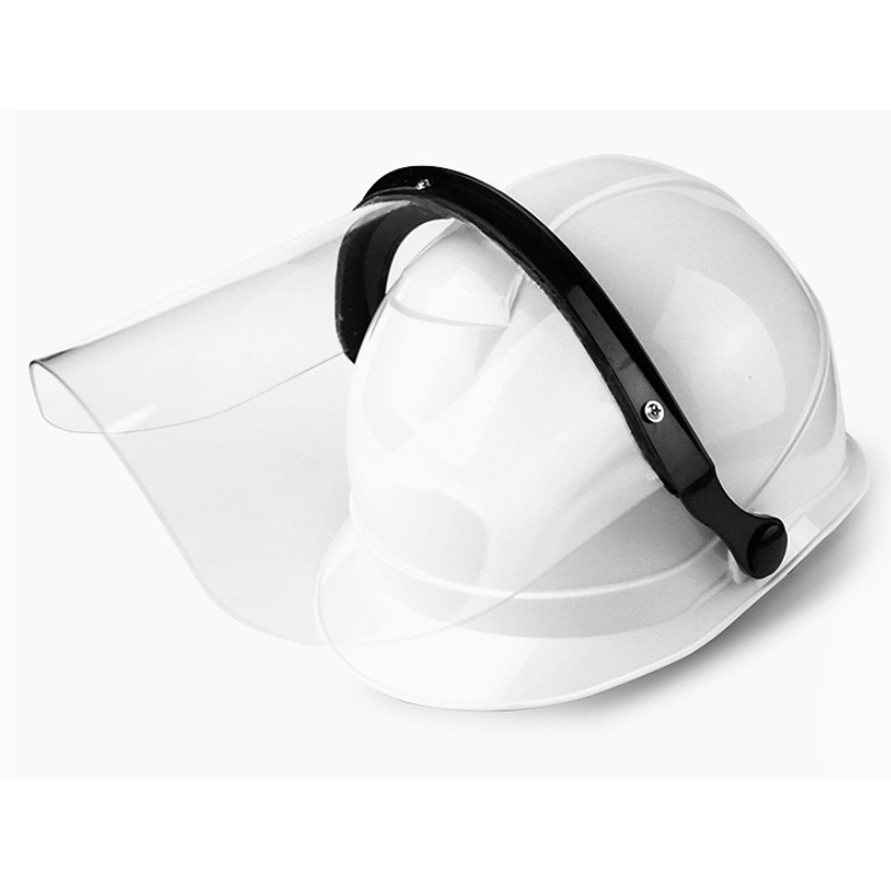 Clogad Sábháilteachta Leictreachais Frith-Arc le Visor Comhtháite