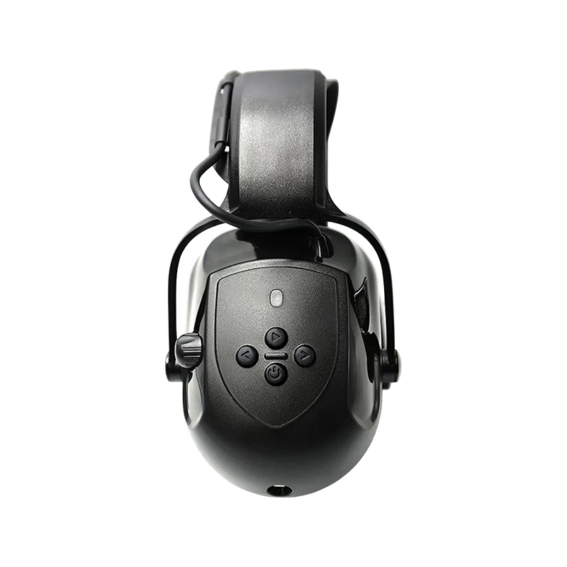 Éisteacht Ghníomhach Earmuffs Leictreonacha Tionscail Bluetooth
