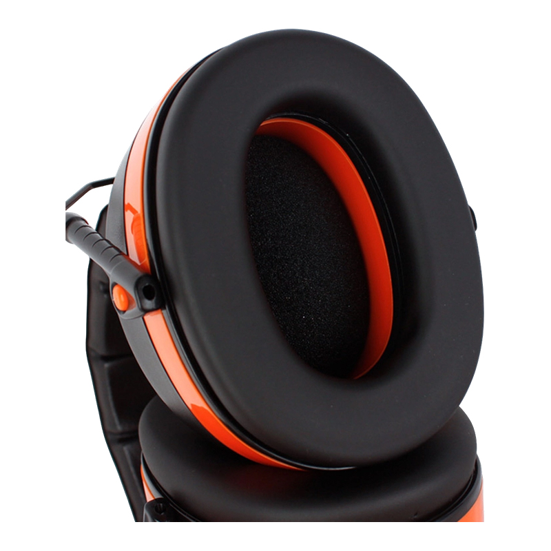 Earmuffs Tionscail Fillte Teileascópacha Dlúth