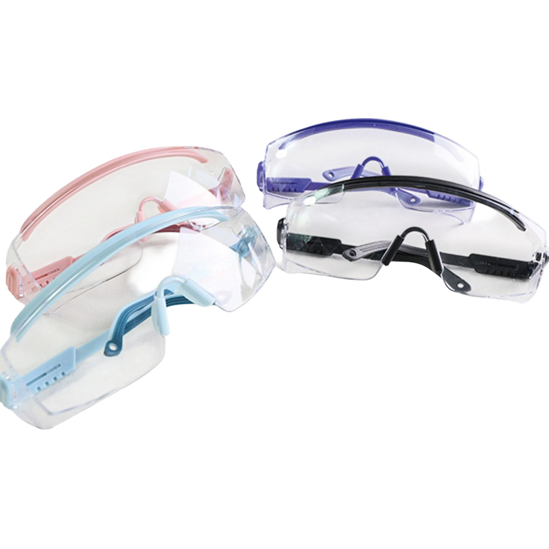 Goggles Sábháilteachta Tionscail um Chosaint Taobh Leathnaithe