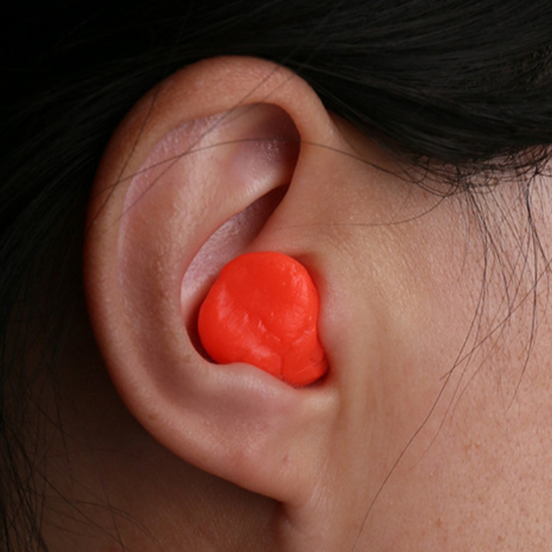 Earplug láibe Silicone Inmhúnlaithe