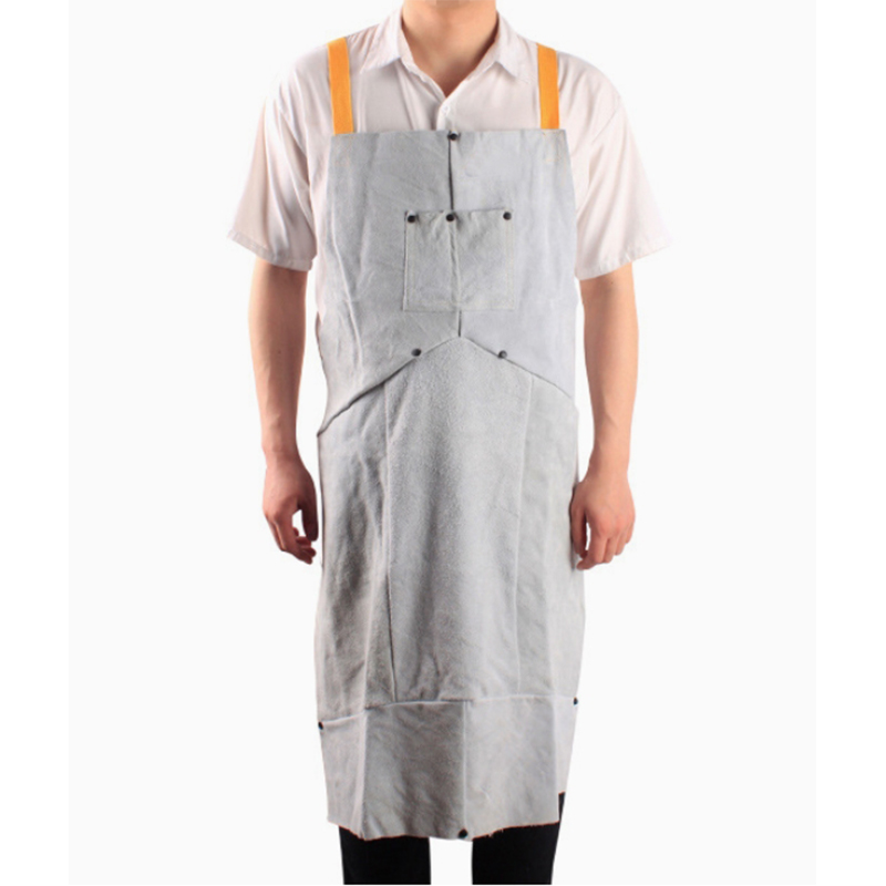 Apron Oibre Cowhide Táite Trom-Dleachta