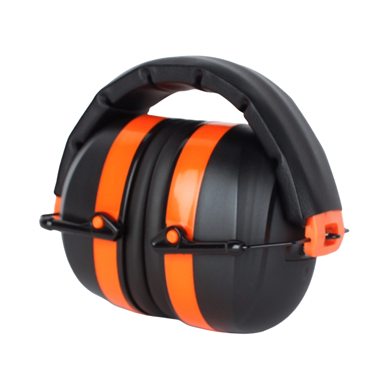 Earmuffs Tionscail Fillte Teileascópacha Dlúth