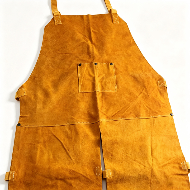 Pants Apron Oibre Táthú Leathar Scoilt Tosaigh Aonair