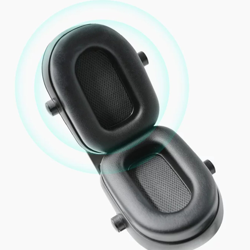Éisteacht Ghníomhach Earmuffs Leictreonacha Tionscail Bluetooth
