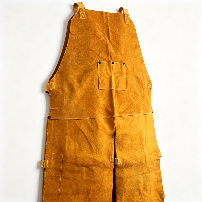 Pants Apron Oibre Táthú Leathar Scoilt Tosaigh Aonair