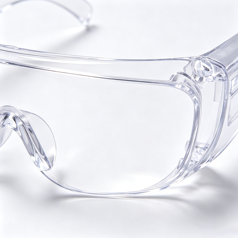 Goggles Sábháilteachta Tionscail Frith-Cheo Aon Píosa