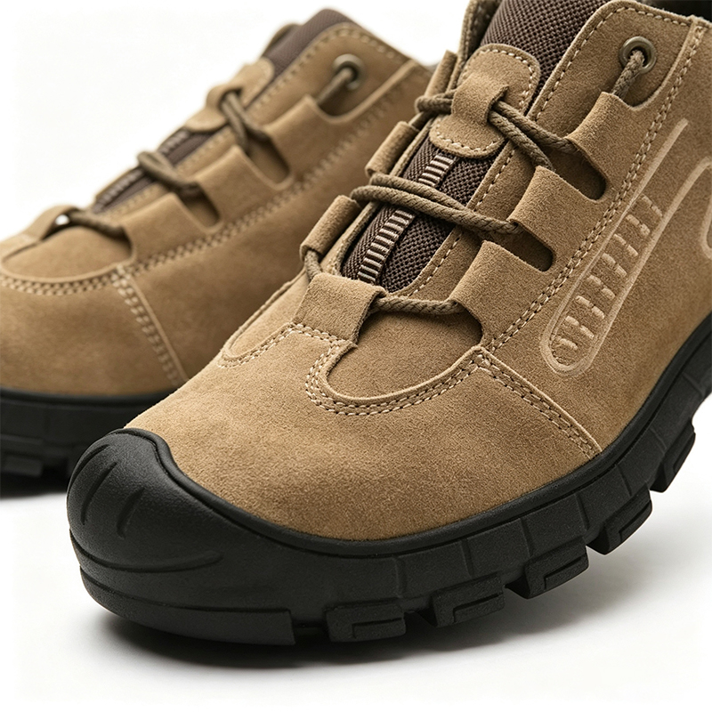 Bróga Sábháilteachta Suede Rubair Frith-Puncture Kevlar
