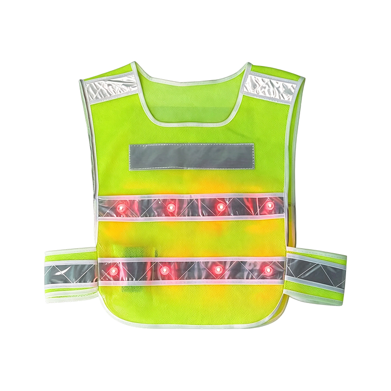 Vest Sábháilteachta Machnamhach LED Soilsithe Gníomhach
